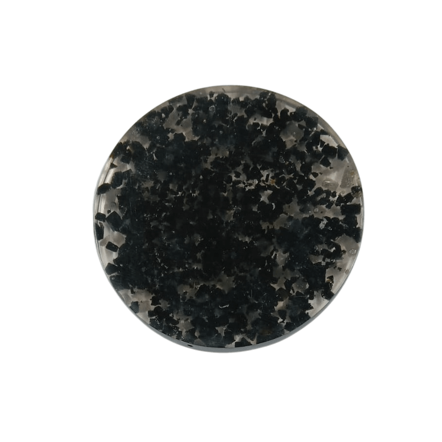 RESIN COASTER ROUND SHAPE (POLISH BLACK)